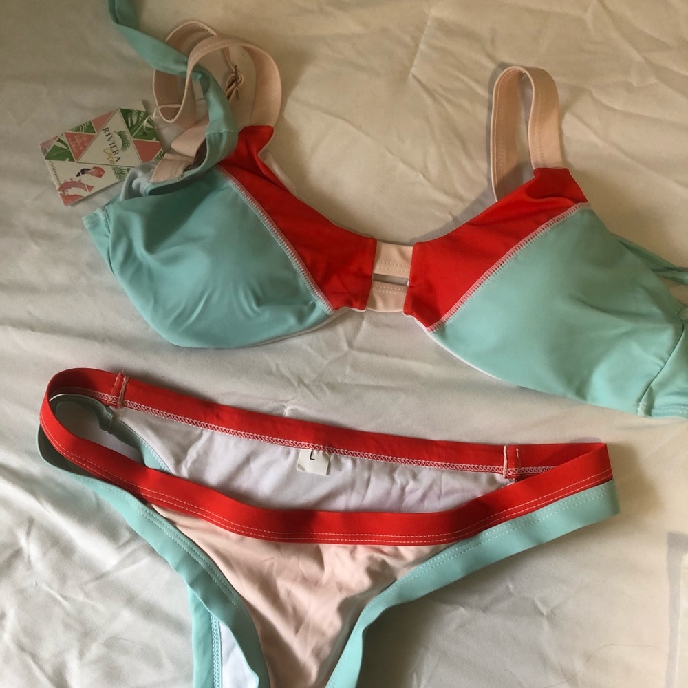 colorful bikini!